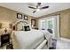 Serene main bedroom with a comfortable bed and access to the outdoors at 524 Wildbrook Walk, Fort Mill, SC 29708