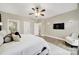 Cozy bedroom with TV, a walk-in closet, and ensuite bathroom at 524 Wildbrook Walk, Fort Mill, SC 29708
