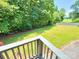 Expansive backyard with lush greenery offers privacy and a serene outdoor setting at 533 Tuckers Grove Rd, Statesville, NC 28625