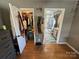 Bedroom area showcasing closet space and a bathroom at 533 Tuckers Grove Rd, Statesville, NC 28625