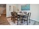 Inviting dining area with modern table set and elegant decor, perfect for Gathering meals at 7148 Hodges Meadow Ln, Charlotte, NC 28213