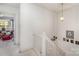 Bright stairwell, leading to the second floor at 7504 Petrea Ln, Charlotte, NC 28227