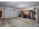 Spacious two-car garage offering ample storage and work space at 7530 Porrera St, Charlotte, NC 28214