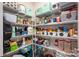 Walk-in pantry with organized shelving for ample storage, optimizing space and accessibility at 7530 Porrera St, Charlotte, NC 28214
