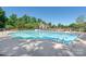 This is a long, well-maintained community pool great for exercise and play at 7530 Porrera St, Charlotte, NC 28214