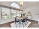 Bright dining room with lots of natural light and modern decor at 8493 Twickenham Ter, Harrisburg, NC 28075