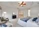 Relaxing main bedroom showcasing plush carpeting, seating area, and serene decor at 8493 Twickenham Ter, Harrisburg, NC 28075