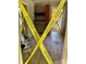 Hallway showing tile floors, a closet, and the open doorway to other rooms at 9401 Gold Hill Rd, Mount Pleasant, NC 28124