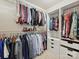 Spacious walk-in closet with ample shelving and hanging space for organized storage at 9507 Reid Hall Ln, Matthews, NC 28105
