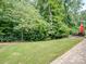 Well-manicured backyard features a large lawn, patio and privacy fence at 1006 Wellington Ave, Indian Land, SC 29707