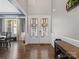 Beautiful double front doors with elegant decor and hardwood floors at 1006 Wellington Ave, Indian Land, SC 29707