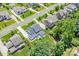 An aerial view of the home in a desirable neighborhood at 1149 Rosecliff Dr, Waxhaw, NC 28173
