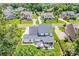 An aerial view of the home with lush greenery and beautiful landscaping at 1149 Rosecliff Dr, Waxhaw, NC 28173