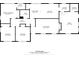 Detailed floor plan showing the layout of the house, including bedrooms, bathrooms, kitchen, and living room at 1204 N 12Th St, Bessemer City, NC 28016