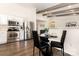 Eat-in kitchen featuring stainless steel appliances and modern white cabinetry at 1776 Baylor Dr, Rock Hill, SC 29732
