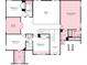Second floor plan with bedrooms, bathrooms, a study, and attic access, showcasing the home's layout at 18145 Sulton Ter, Huntersville, NC 28078