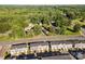 Aerial view of townhome community, showcasing well-maintained landscaping and convenient location at 2037 Langer St, Charlotte, NC 28214