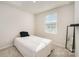 Bright bedroom features neutral walls, a window letting in natural light, and carpeted floors at 2037 Langer St, Charlotte, NC 28214