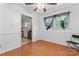 Bright dining room with hardwood floors, neutral paint, and natural light, a welcoming space at 2255 Milton Rd, Charlotte, NC 28215