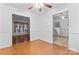 Dining room with hardwood floors featuring views of adjacent rooms at 2255 Milton Rd, Charlotte, NC 28215