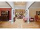 Welcoming foyer with hardwood floors, soaring ceilings, and views into the living spaces at 270 North St, Salisbury, NC 28147