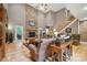 Spacious living room with stone fireplace, hardwood floors, and plenty of natural light at 270 North St, Salisbury, NC 28147