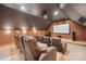 Enjoy movie nights in this theater room, complete with plush seating and a large screen at 270 North St, Salisbury, NC 28147
