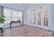 Bright and airy room with hardwood flooring and French doors at 2812 Julian Glen Cir, Waxhaw, NC 28173