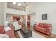 Spacious living room with high ceilings and an open floor plan at 284 Garnet Ct, Fort Mill, SC 29708