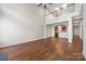 Spacious living room with hardwood floors, skylights and an open floor plan at 284 Garnet Ct, Fort Mill, SC 29708