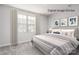 Bright bedroom with stylish bed, modern decor, and an inviting atmosphere for relaxation at 3233 Dannelly Towns Aly # 1002C, Charlotte, NC 28208