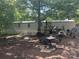 Outdoor patio area with mature trees surrounding the property at 3234 Legend Rd, Lancaster, SC 29720