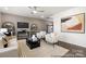 Elegant living room showcases modern art, stylish furniture, and a chic accent wall at 32562-B Millingport Rd # 7155, New London, NC 28127