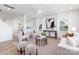 Modern living room with plush seating, hardwood floors, and neutral decor at 32616 Millingport Rd # 7144, New London, NC 28127