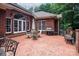 Expansive brick patio featuring a built-in barbecue and seating area, perfect for outdoor gatherings at 3504 High Ridge Rd, Charlotte, NC 29270