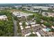 Expansive aerial view highlighting the neighborhood's lush greenery and community layout at 3528 Colony Rd # A, Charlotte, NC 28211