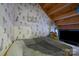 Charming pet room with dog-themed wallpaper, cozy dog bed, and under-stair nook at 3528 Colony Rd # A, Charlotte, NC 28211