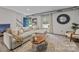 Bright and inviting living room featuring stylish furniture and ample natural light at 3528 Colony Rd # A, Charlotte, NC 28211