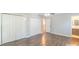 Clean bedroom with three closets and ensuite bathroom access at 3921 Bon Rea Dr, Charlotte, NC 28226