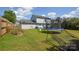 Spacious backyard with lawn and trampoline at 4075 Clover Nw Rd, Concord, NC 28027