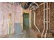 Unfinished basement with exposed insulation, framing, and ductwork, ready for customization at 4315 Palm Dr, Denver, NC 28037