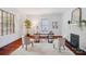 Inviting office with fireplace, natural light and minimalist decor at 448 Union S St, Concord, NC 28025