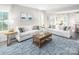 Inviting living room with plush sofas, a stylish rug, and plenty of natural light creating a comfortable atmosphere at 490 Lenswood Ct, Denver, NC 28037