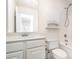 Functional bathroom including vanity, medicine cabinet and combined tub and shower at 5625 Linda Vista Ln, Charlotte, NC 28216