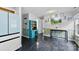 Open kitchen view with stainless steel appliances and an eat-in breakfast area at 641 Saratoga Dr, Clover, SC 29710