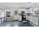 Kitchen with stainless steel appliances, granite countertops, access to back yard at 641 Saratoga Dr, Clover, SC 29710