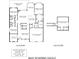 Detailed floor plan showing the layout of the home, including room dimensions and locations at 8605 Soaring Eagle Ln, Waxhaw, NC 28173