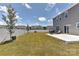 A beautifully landscaped backyard with a patio and a well-maintained lawn is perfect for relaxation and entertainment at 9505 Cotswood Pl, Gastonia, NC 28056
