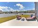 Relax on the patio in a spacious backyard, offering a tranquil space for outdoor enjoyment at 9505 Cotswood Pl, Gastonia, NC 28056