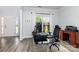 Home office featuring a desk setup, natural light, and modern decor for a productive workspace at 9593 Indian Beech Nw Ave, Concord, NC 28027
